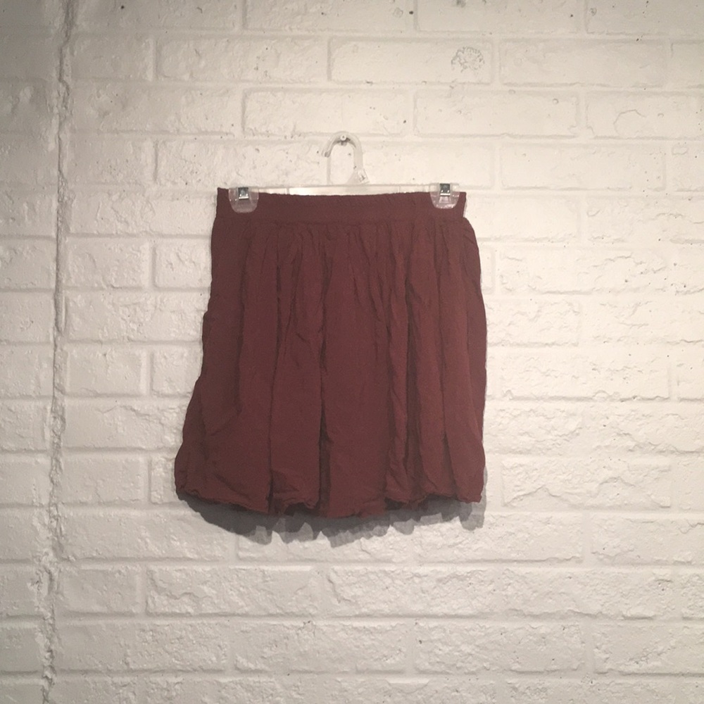 Cute Brandi Melville Maroon Skirt